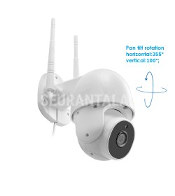Automaattisesti kääntyvä WIFI-ulkokamera