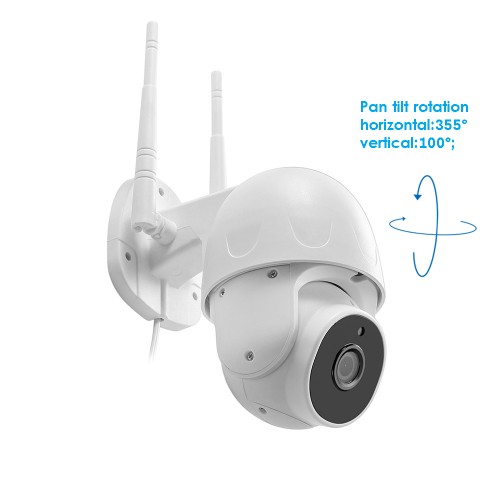 Automaattisesti kääntyvä WIFI-ulkokamera
